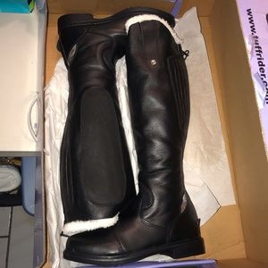 fleece lined tall boots